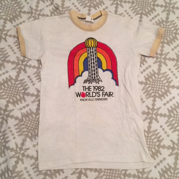Tops - Vintage World’s Fair Ringer Tee